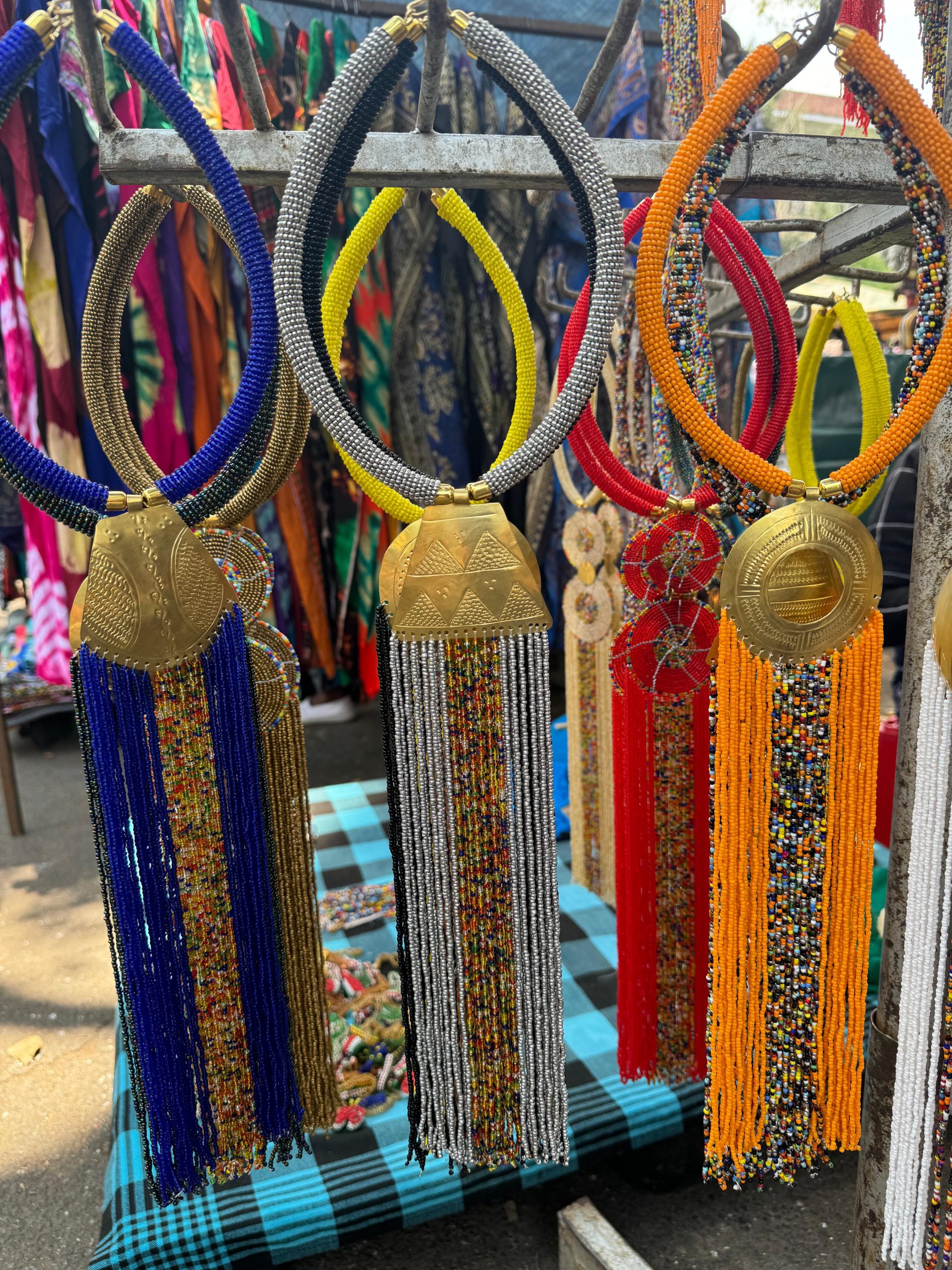 Traditional African Beaded Necklace - Image 3