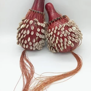 Handmade African Gourd Shakers | Beaded Percussion Instruments | Traditional Music Rattles | Cultural Decor & Sound Instruments