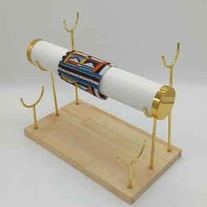 Beaded Cuff Bracelet | Handmade African Bracelet | Statement Adjustable Boho Bracelet