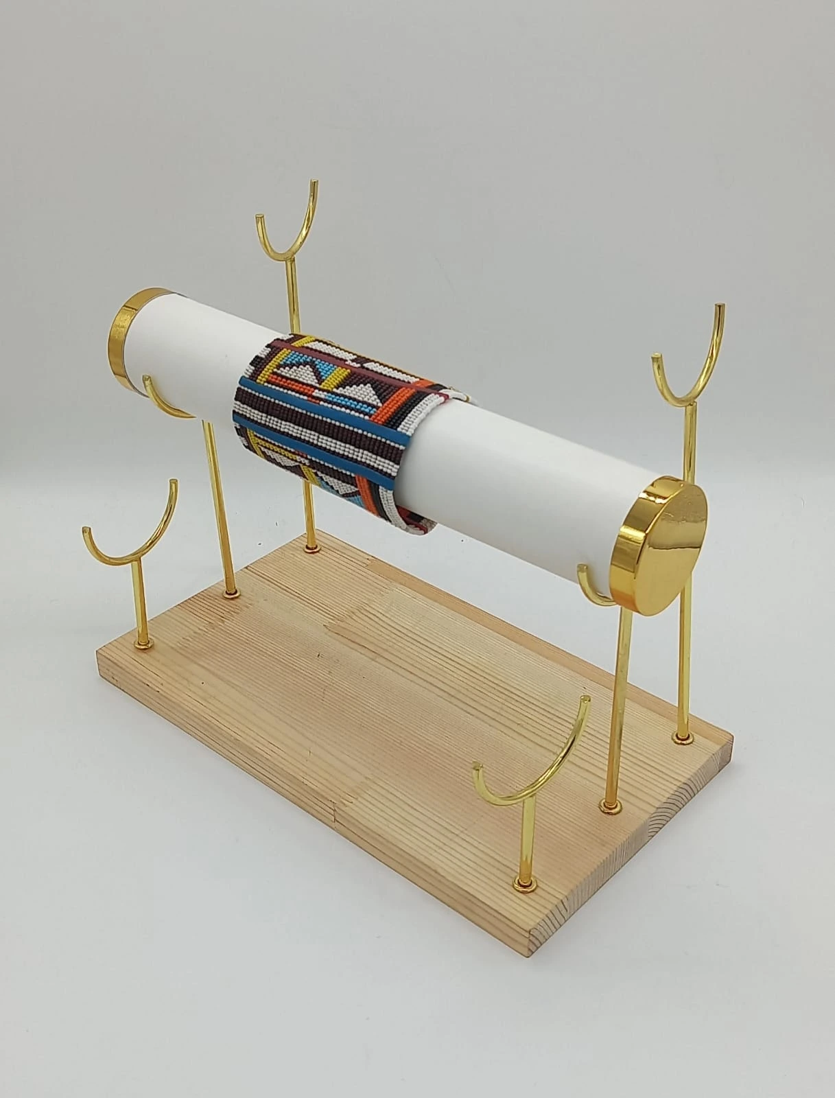 Beaded Cuff Bracelet | Handmade African Bracelet | Statement Adjustable Boho Bracelet