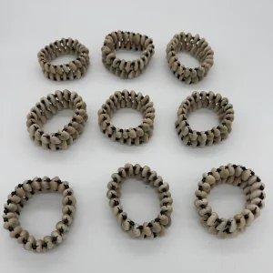 Maasai Cowrie Shell Bracelet, Handmade African Shell Wrist Jewelry, Tribal Cowrie Bracelet
