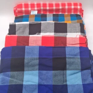 African Maasai Shuka, Traditional Kenyan Blanket, Checked Cotton Wrap