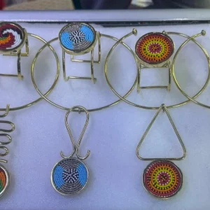 Wholesale Handmade African Brass Necklace & Bracelet Set, Maasai Beaded Brass Jewelry